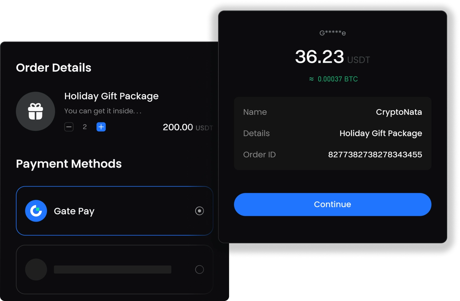 Checkout Payment